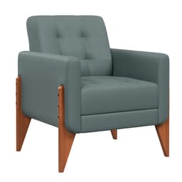 Poltrona Brooklin Linho Verde Sage