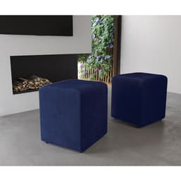 Puff Siena Azul Marinho