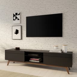 Rack Glasgow Preto 218 cm