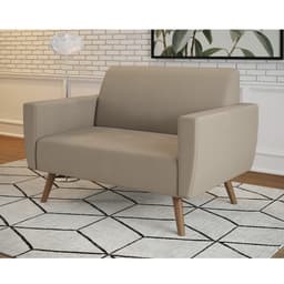 Sofá 2 Lugares Halifax Suede Bege