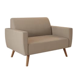 Sofá 2 Lugares Halifax Suede Bege
