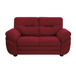 Sofá 2 Lugares Maranello Suede Vermelho