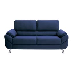 Sofá 3 Lugares Angra Suede Azul Marinho