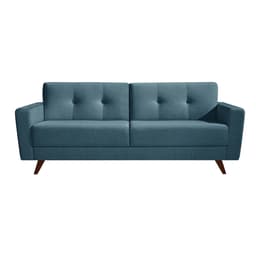 Sofá 3 Lugares Monet Linho Azul 200 cm