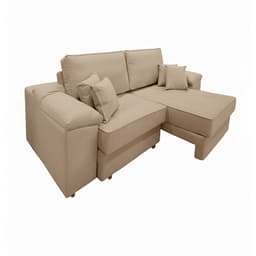 Sofá 3 Lugares Retrátil Lou Linho Bege