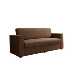 Sofá 3 Lugares Zoy Suede Marrom