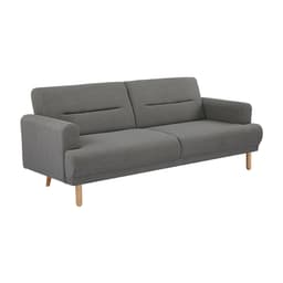 Sofá-Cama 3 Lugares Messina Cinza Escuro