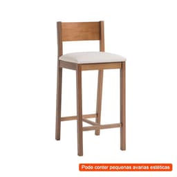 [OUTLET] Banqueta Manu Nogueira e Bege