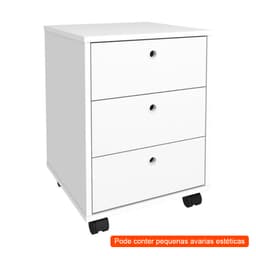 [OUTLET] Gaveteiro New 3 GV Branco