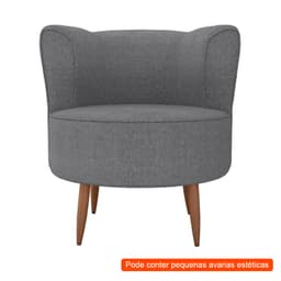 [OUTLET] Poltrona Savana Linho Chumbo