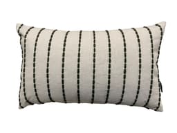 Almofada Jacquard Toulon 30x50 Verde e Cru