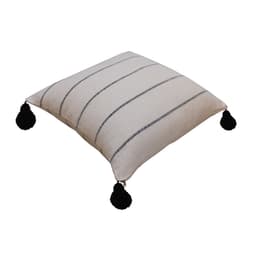 Almofada Niray com Pingente 43x43 Preta