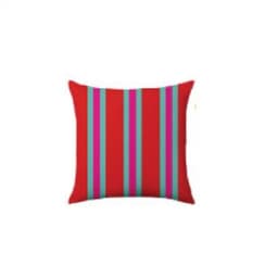 Almofada Quadrada Poplist Vermelha 43x43 cm