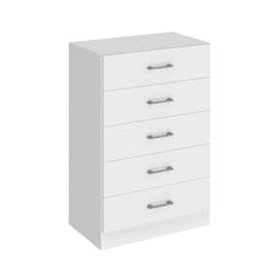 Cômoda Aruba 5 Gavetas Branco