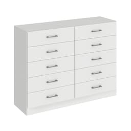 Cômoda Caribe 10 Gavetas Branco