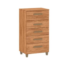 Cômoda Malta 5 Gavetas Mel