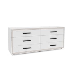 Cômoda Valência 6 Gavetas Branca