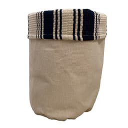 Cachepot Toulon G Azul Marinho e Cru