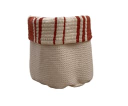 Cachepot Toulon P Terracota e Cru