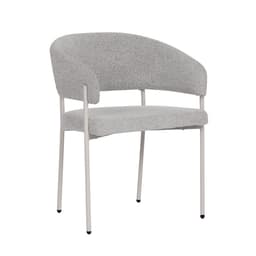Cadeira Bari Bouclé Cinza