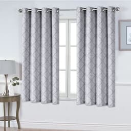 Cortina com Ilhós Joy 260X170 Cinza