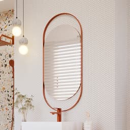 Espelho Decorativo Lumi 41x88cm Cobre