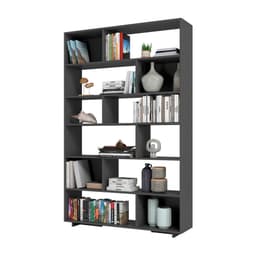 Estante Livreiro Piece Preta 120 cm