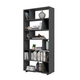Estante Livreiro Piece Preta 90 cm
