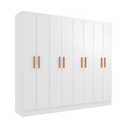 Guarda-Roupa Casal Paris 8 Portas Branco