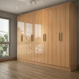 Guarda-Roupa Casal Paris 8 Portas Cinamomo