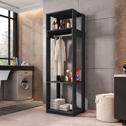 Guarda-Roupa Closet Titan Preto 59 cm