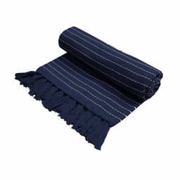 Manta Pesponto Azul Marinho 140x180 cm