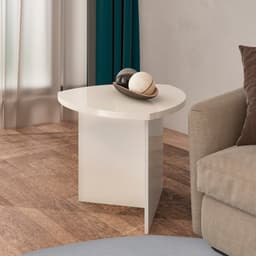 Mesa Lateral Triangular Delta Off White