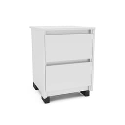 Mesa de Cabeceira Coimbra 2 Gavetas Branca