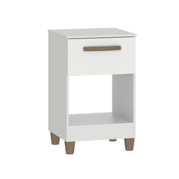 Mesa de Cabeceira Prada 1 Gaveta Branco