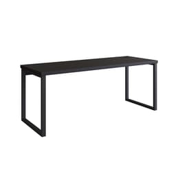 Mesa de Escritório Mathias Preta 190 cm