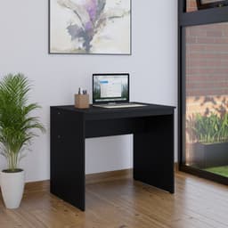Mesa de Escritório Office Preta 90 cm