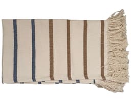 Passadeira Natural Azul e Bege 180x60 cm