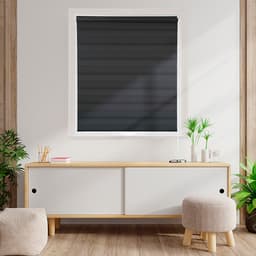 Persiana Rolo Dupla Zebra Preta 120x260