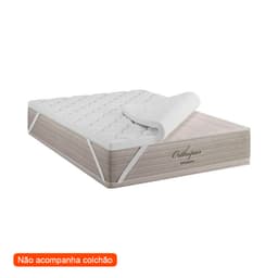 Pillow Top Casal Percal 200 Fios Branco