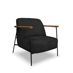 Poltrona Ellie Linho Bouclé Preto