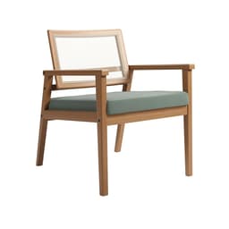 Poltrona Mônaco Linho Verde Sage