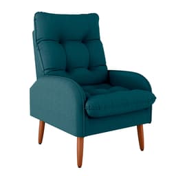 Poltrona Nantes Suede Petróleo