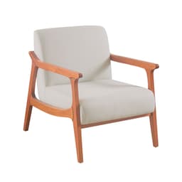 Poltrona Olívia Linho Bege Claro