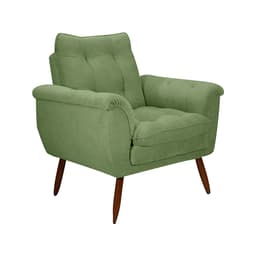 Poltrona Xangai Bouclé Verde Oliva
