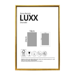 Porta-Retrato 24x18 Luxx Dourado