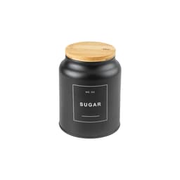Pote para Açúcar Sense Preto e Bambu