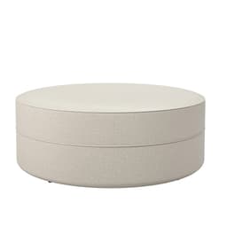 Puff Clarice Linho Areia 83 cm