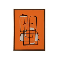 Quadro Decorativo sem Vidro Bold Orange