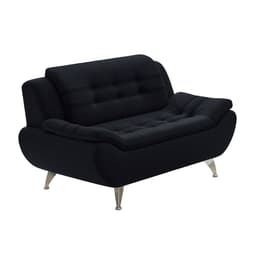 Sofá 2 Lugares New Passion Suede Preto